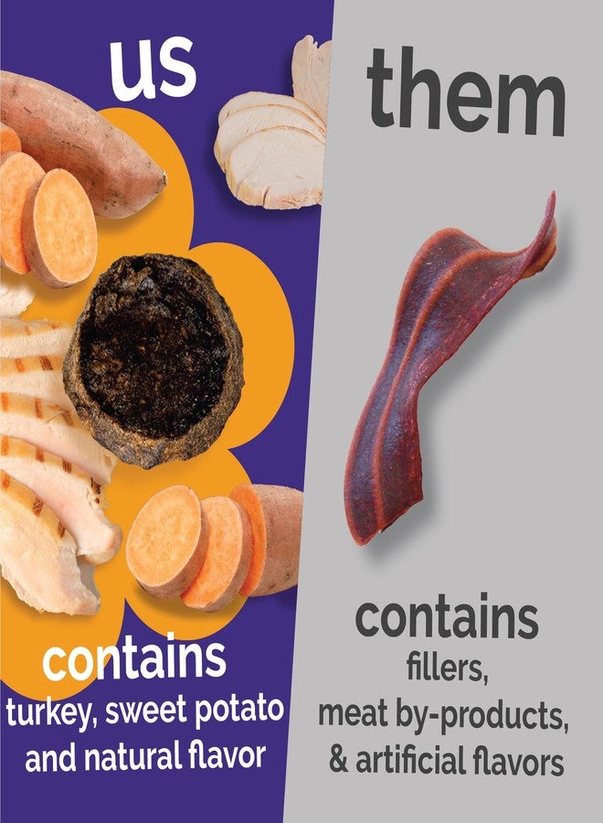 Fruitables Whole Jerky Bites, Healthy Dog Treats, Puppy Essentials, Jerky Dog Treats, Made in the USA, No Artificial Ingredients, Turkey & Sweet Potato Flavor, 5oz - Image 3